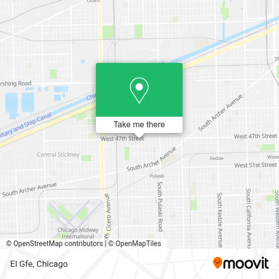 El Gfe map
