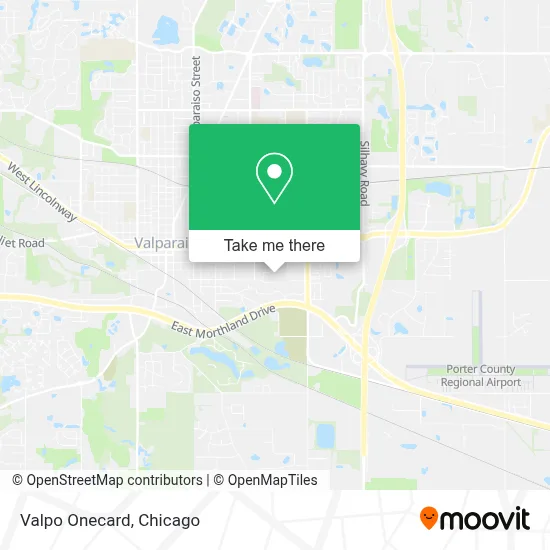 Valpo Onecard map