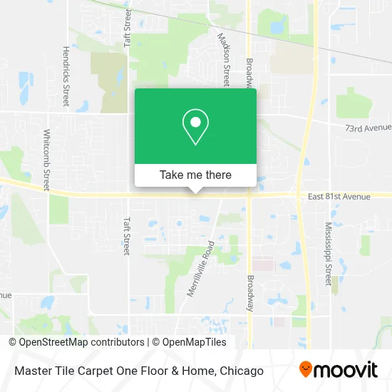 Master Tile Carpet One Floor & Home map