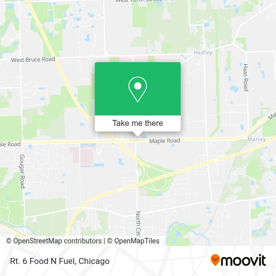 Rt. 6 Food N Fuel map