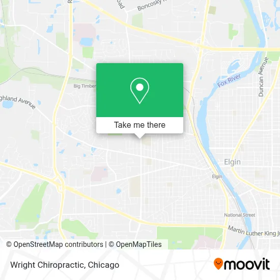 Wright Chiropractic map
