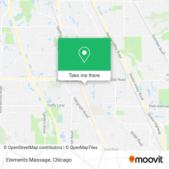Elements Massage map