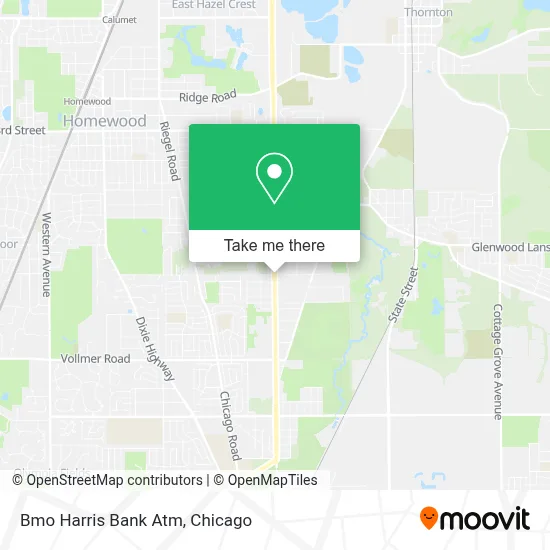 Bmo Harris Bank Atm map