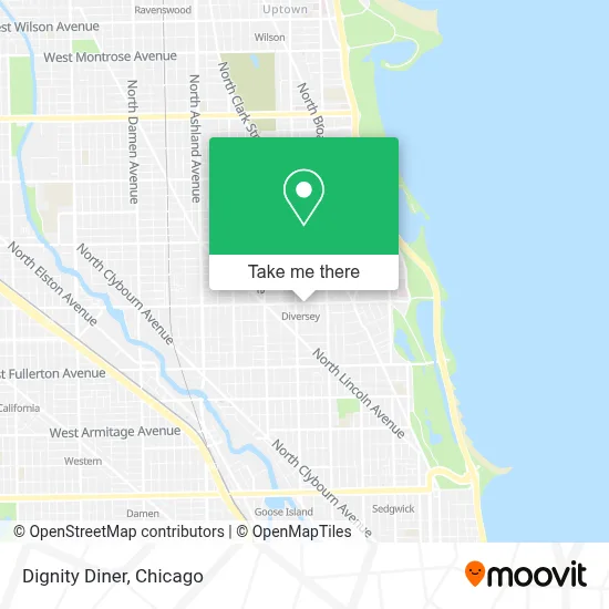 Dignity Diner map