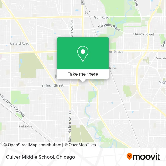 Culver Middle School map