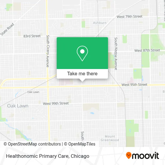 Healthonomic Primary Care map