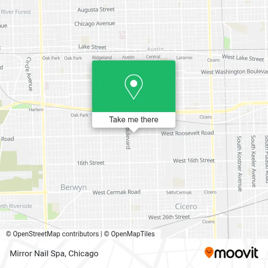 Mirror Nail Spa map