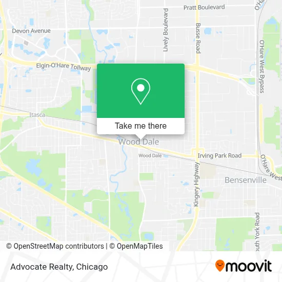 Advocate Realty map