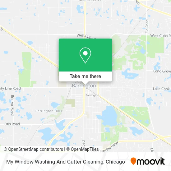 My Window Washing And Gutter Cleaning map