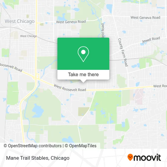 Mane Trail Stables map