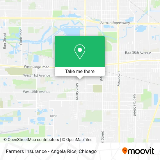 Farmers Insurance - Angela Rice map