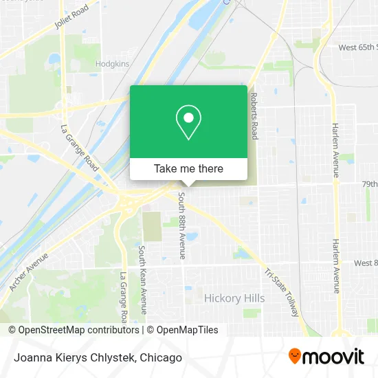 Joanna Kierys Chlystek map