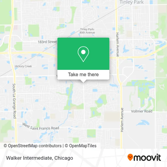 Walker Intermediate map