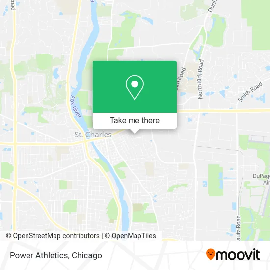 Power Athletics map