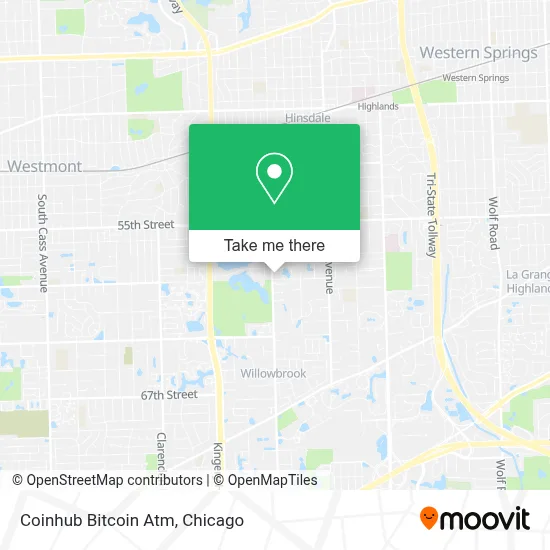 Coinhub Bitcoin Atm map