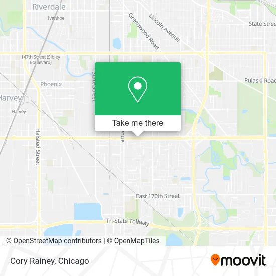 Cory Rainey map