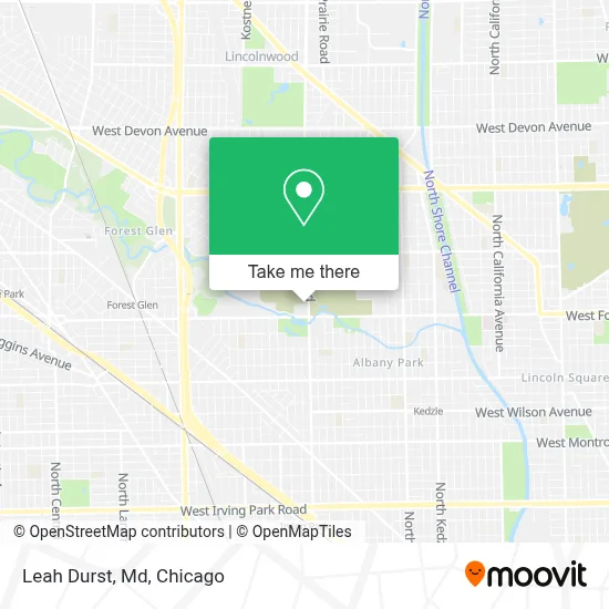 Leah Durst, Md map