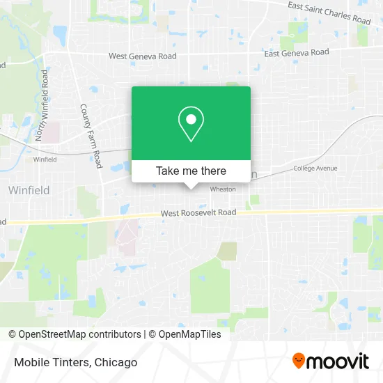 Mobile Tinters map