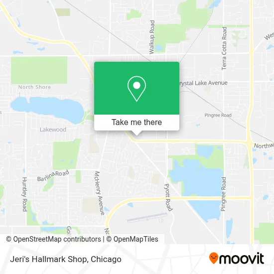 Jeri's Hallmark Shop map