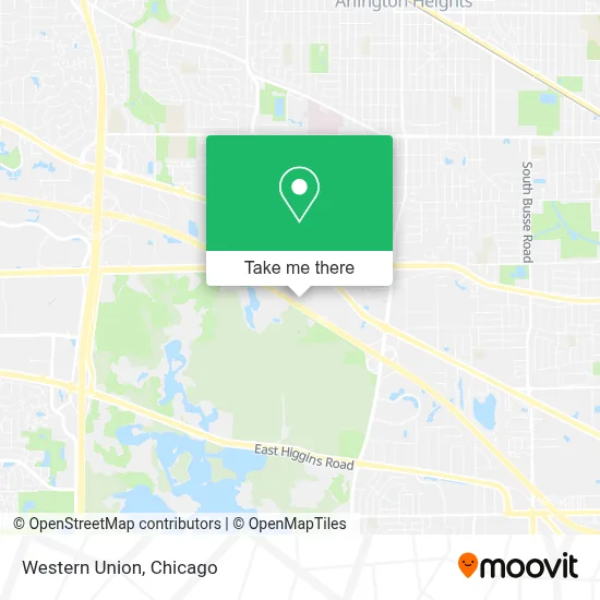 Western Union map
