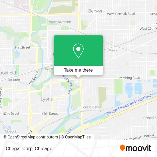 Chegar Corp map