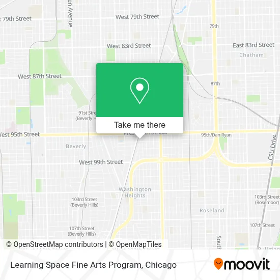 Learning Space Fine Arts Program map