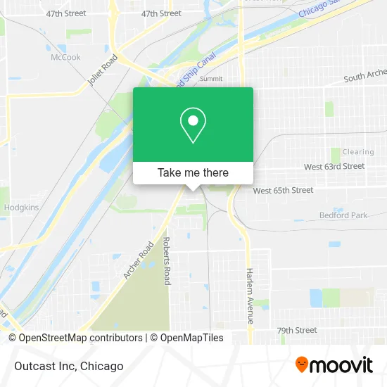 Outcast Inc map