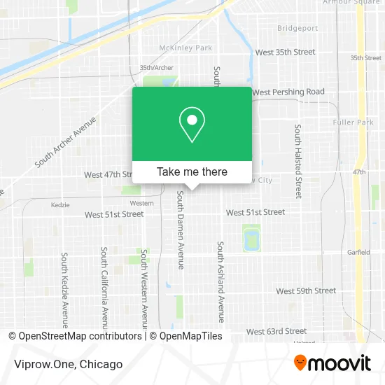 Viprow.One map