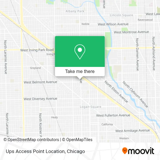 Ups Access Point Location map