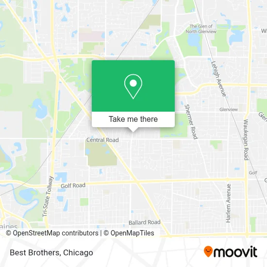 Best Brothers map