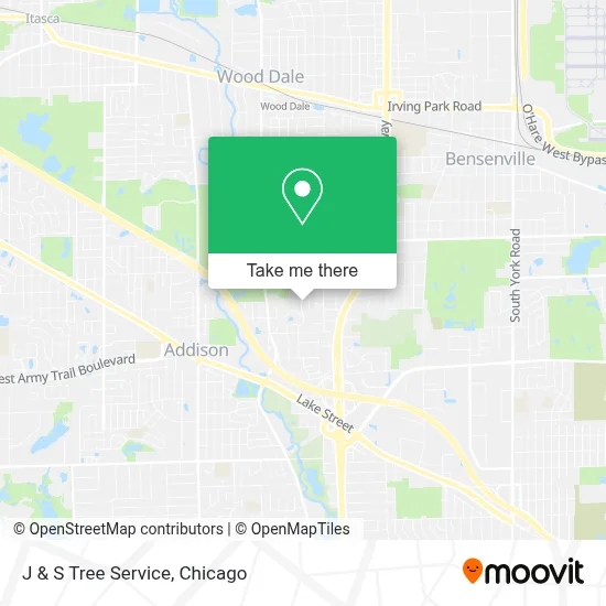 J & S Tree Service map