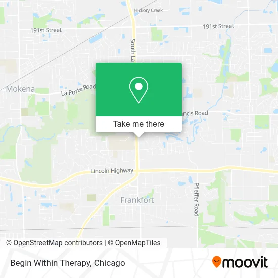 Begin Within Therapy map