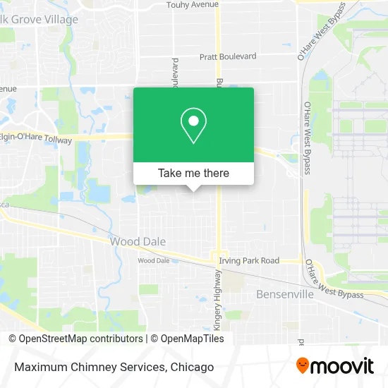 Maximum Chimney Services map