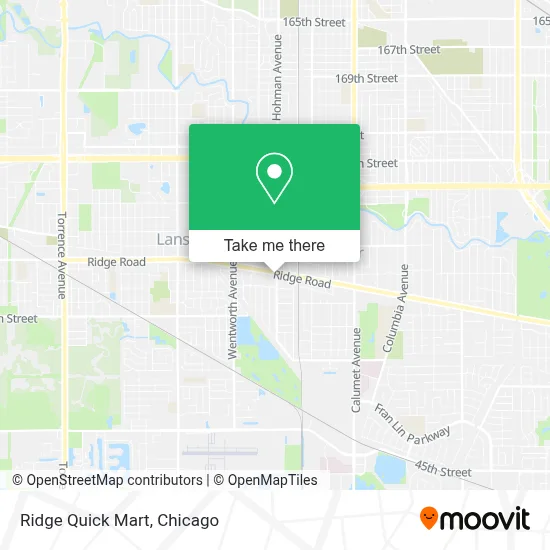 Ridge Quick Mart map
