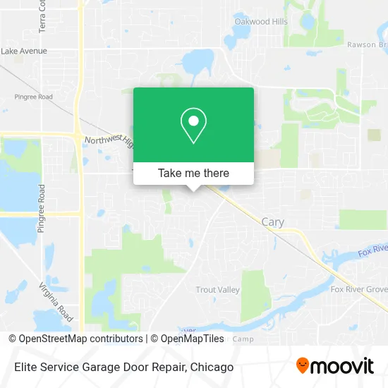 Elite Service Garage Door Repair map