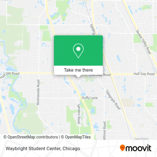 Waybright Student Center map