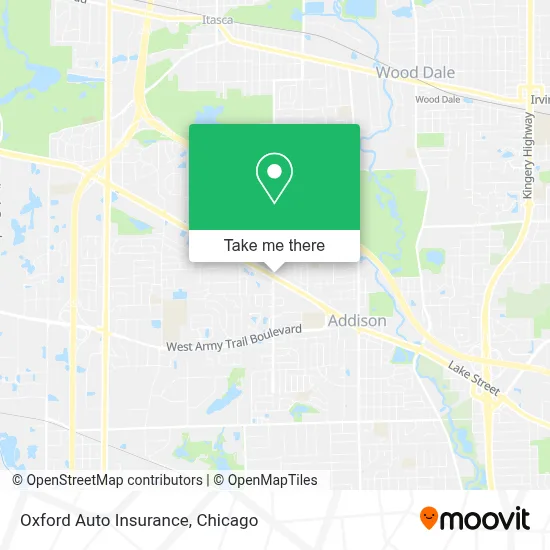 Oxford Auto Insurance map