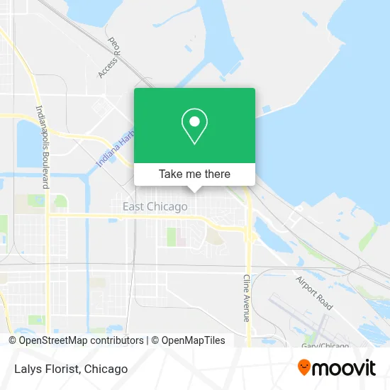 Lalys Florist map
