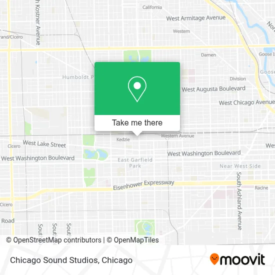 Chicago Sound Studios map