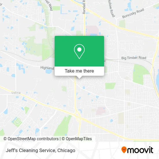 Jeff's Cleaning Service map