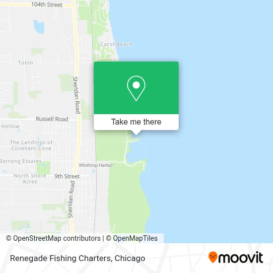 Renegade Fishing Charters map