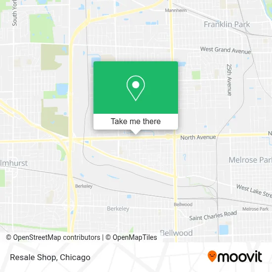 Resale Shop map