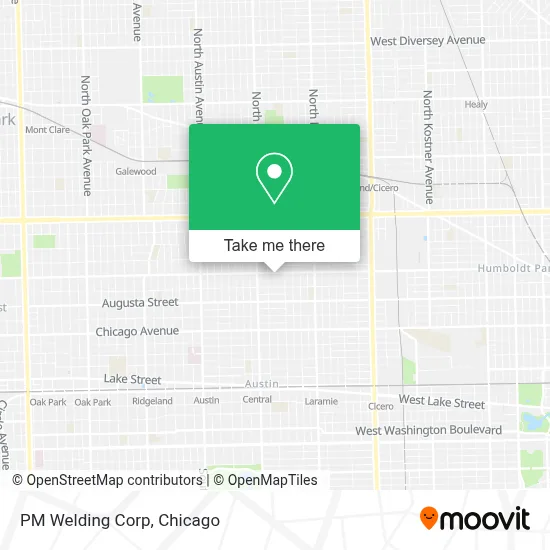PM Welding Corp map