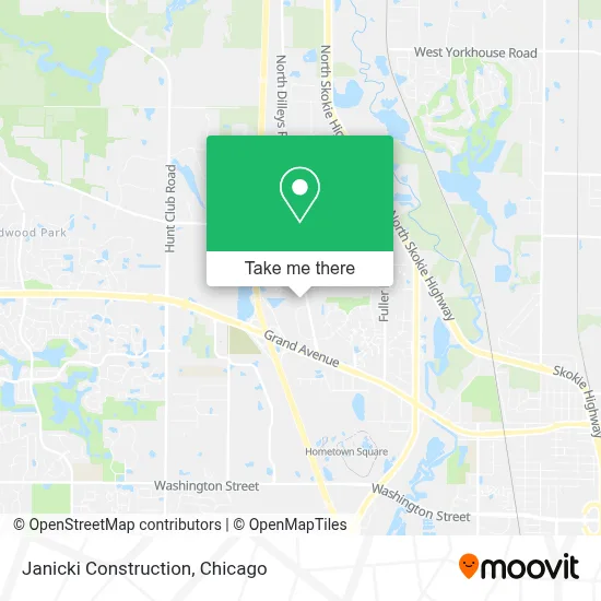 Janicki Construction map
