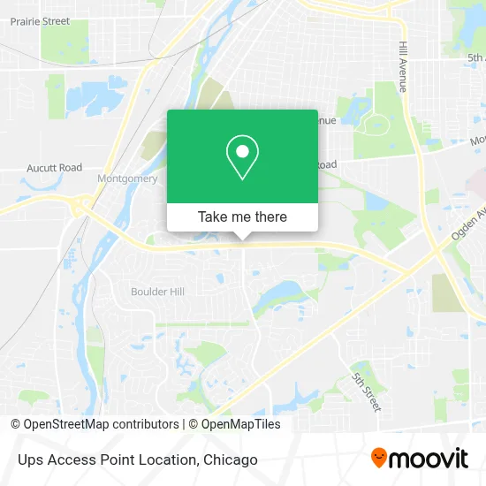 Ups Access Point Location map