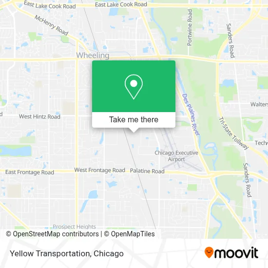Yellow Transportation map