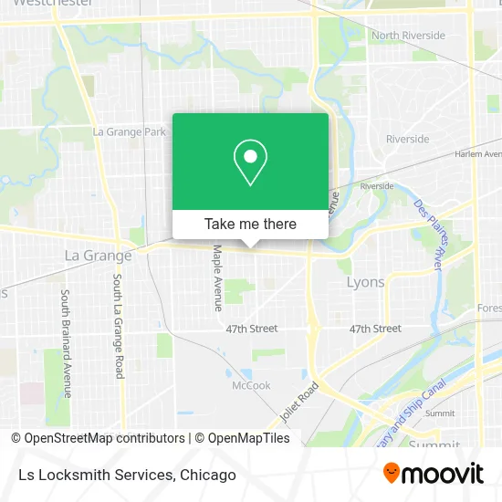 Ls Locksmith Services map