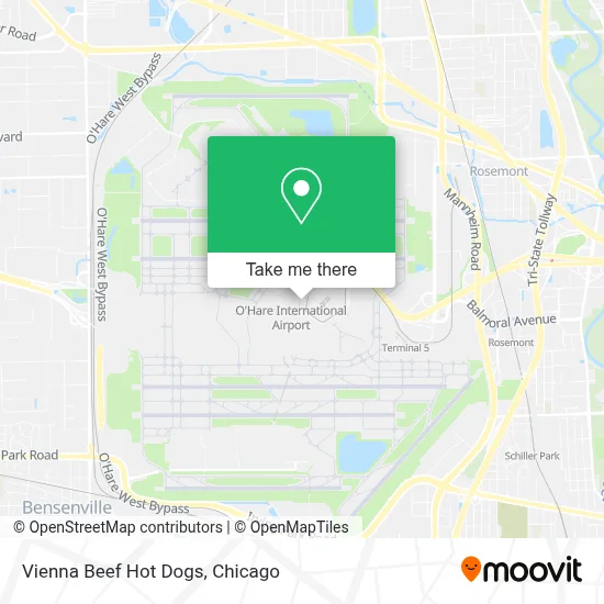 Vienna Beef Hot Dogs map