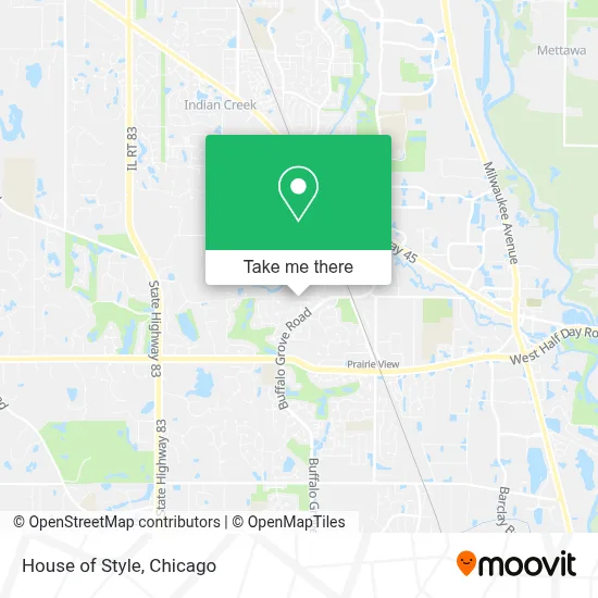 House Of Style map