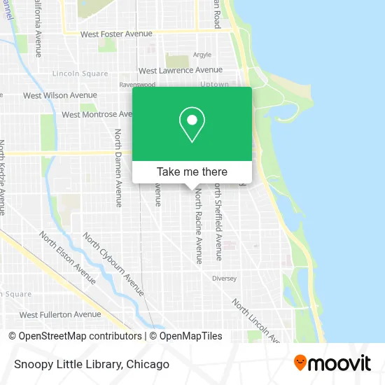 Snoopy Little Library map